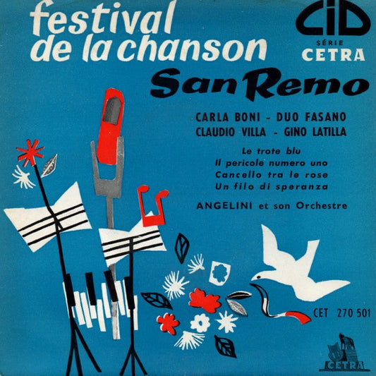 Carla Boni, Duo Fasano, Claudio Villa, Gino Latilla – Festival De La Chanson San Remo