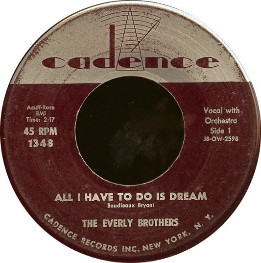 The Everly Brothers – All I Have To Do Is Dream / Claudette