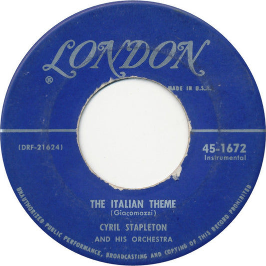 Cyril Stapleton And His Orchestra – The Italian Theme