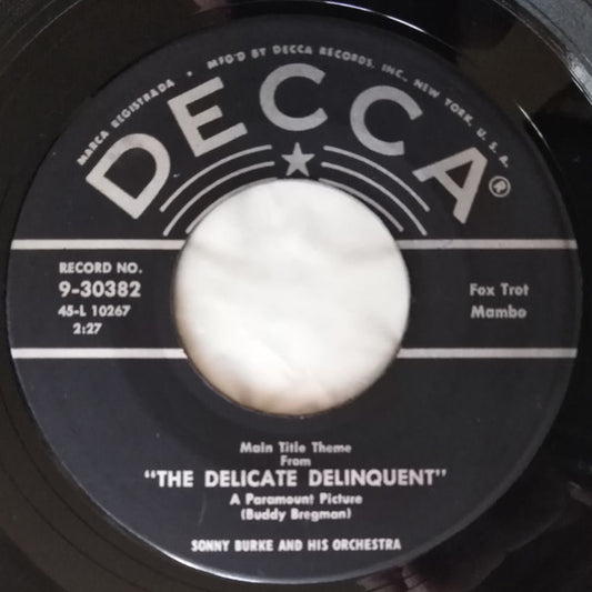 Sonny Burke And His Orchestra – The Delicate Delinquent / The Pride And The Passion - Bolero