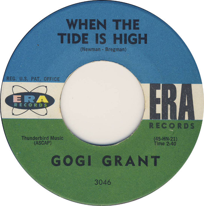 Gogi Grant – When The Tide Is High / The Wayward Wind